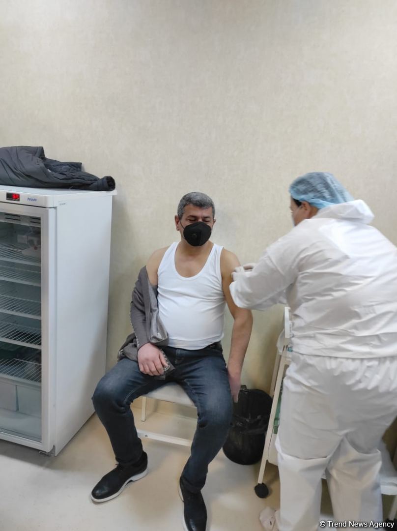 FHN əməkdaşlarının vaksinasiyası aparılır (FOTO/VİDEO)