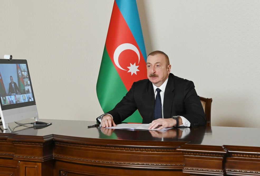 Prezident İlham Əliyev: Biz vaksinlərin inkişaf etmiş və inkişaf etməkdə olan dövlətlər arasında qeyri-bərabər və ədalətsiz şəkildə bölünməsini pisləyirik