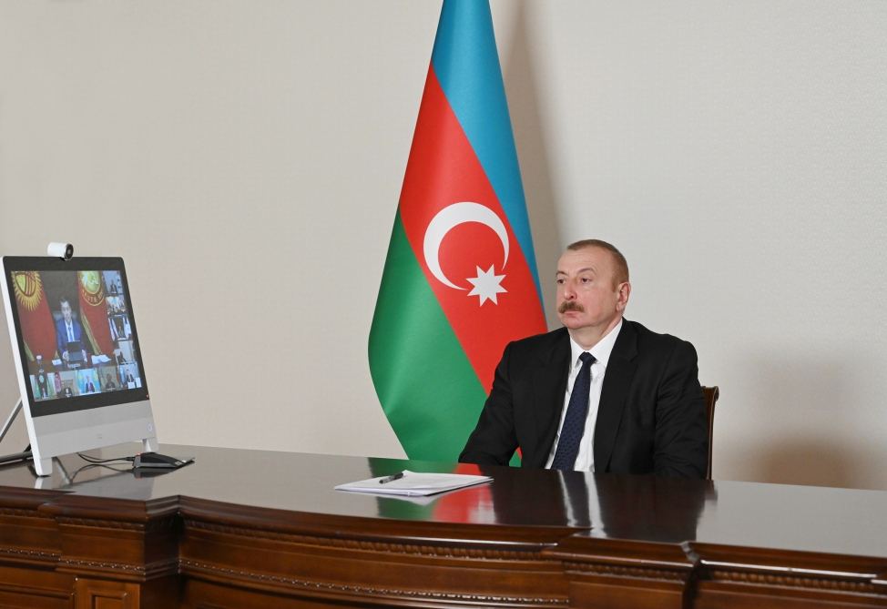 Prezident İlham Əliyev İqtisadi Əməkdaşlıq Təşkilatının onlayn Zirvə toplantısında çıxış edib (YENİLƏNİB-2) (FOTO/VİDEO)
