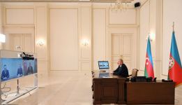 Prezident İlham Əliyev Macarıstanın xarici işlər və ticarət nazirini videoformatda qəbul edib (FOTO/VİDEO) (YENİLƏNİB)