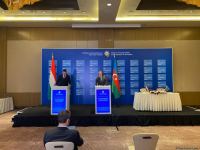 Azərbaycan və Macarıstan XİN başçılarının mətbuat konfransı keçirilib (FOTO/VİDEO)