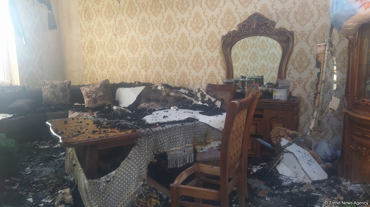Bərdə sakini qonşusunun evini yandırdı (FOTO)