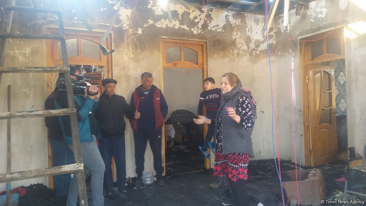 Bərdə sakini qonşusunun evini yandırdı (FOTO)