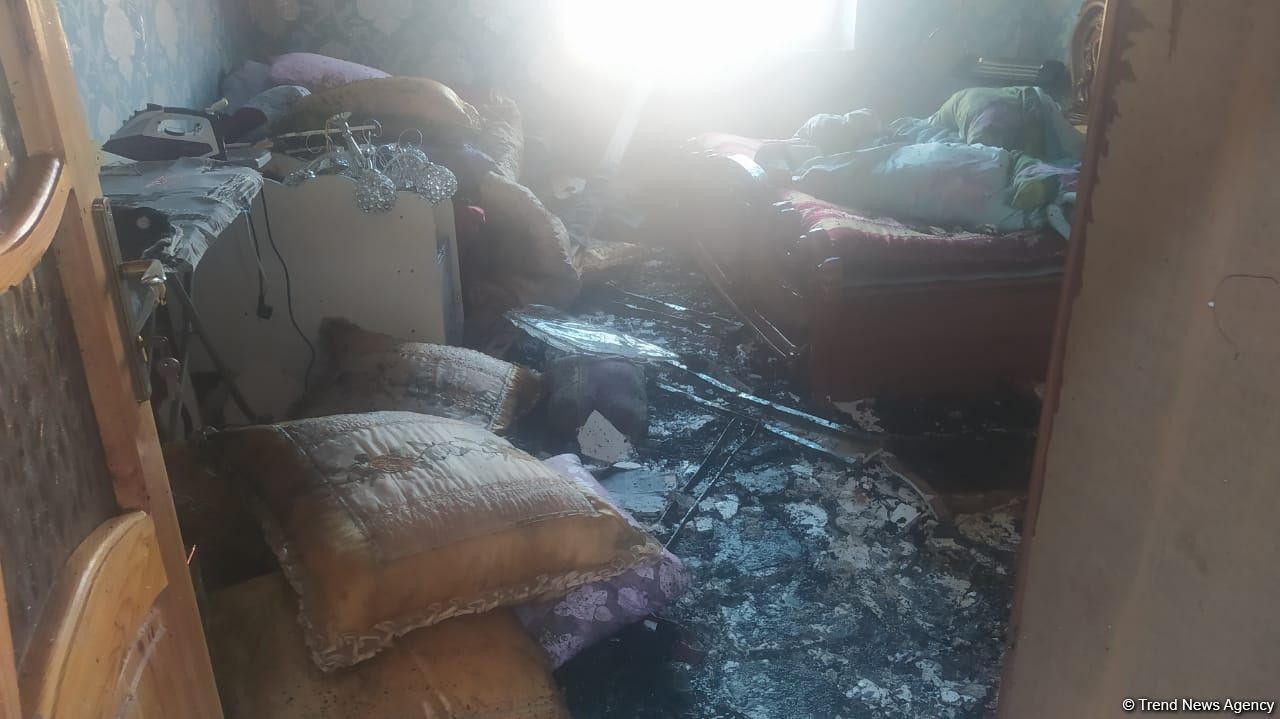 Bərdə sakini qonşusunun evini yandırdı (FOTO)