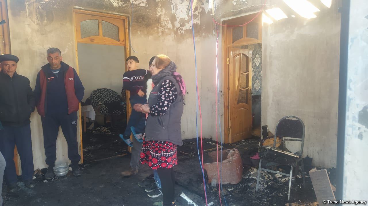 Bərdə sakini qonşusunun evini yandırdı (FOTO)