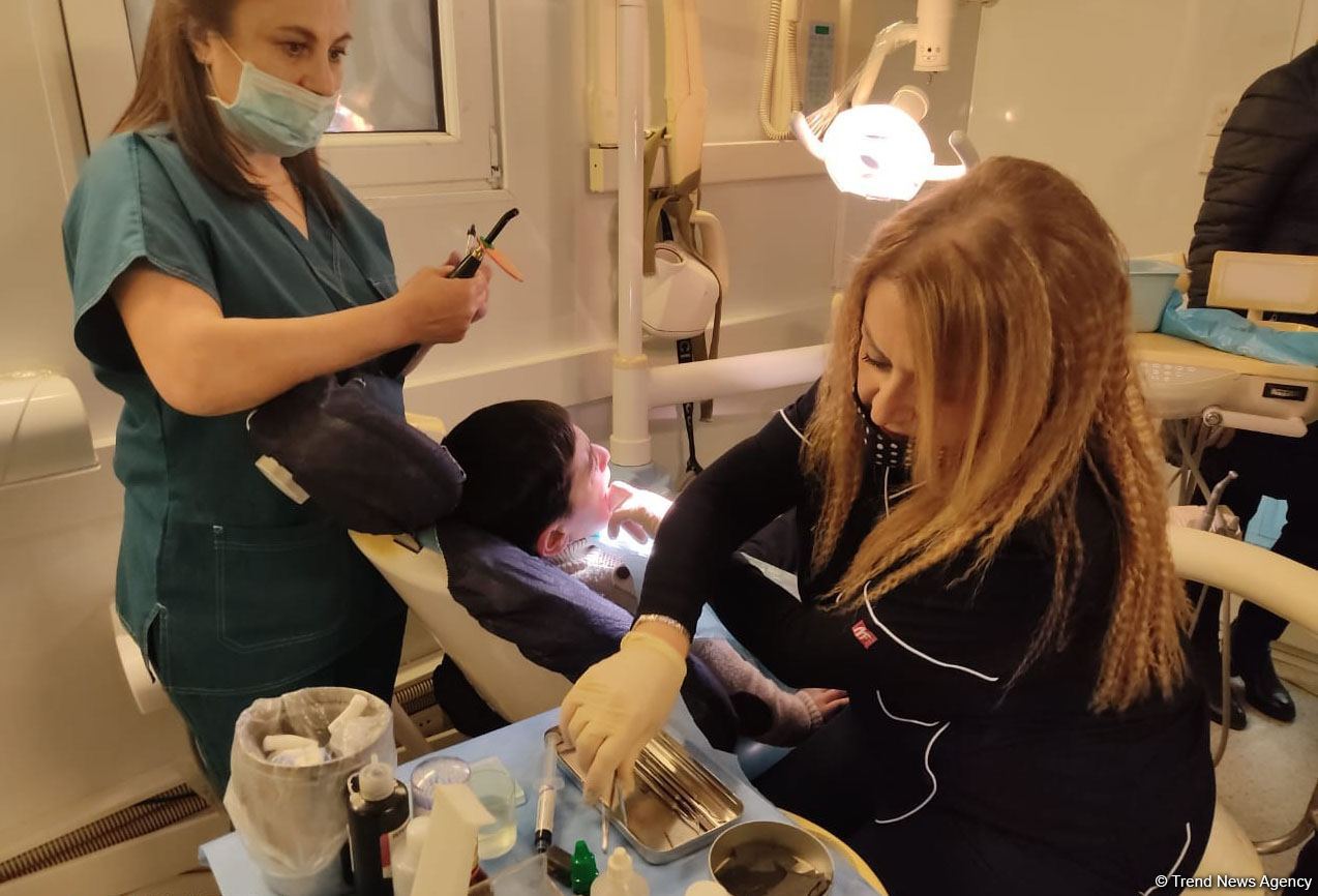 Millət vəkili Sevil Mikayılovanın təşəbbüsü ilə Xaçmazda səyyar diş müayinə və müalicəsi keçirilib (FOTO)
