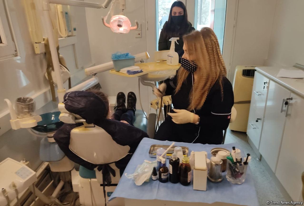 Millət vəkili Sevil Mikayılovanın təşəbbüsü ilə Xaçmazda səyyar diş müayinə və müalicəsi keçirilib (FOTO)