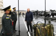 Prezident İlham Əliyev Daxili Qoşunların yeni inşa olunan “N” hərbi hissəsinin açılışında iştirak edib (FOTO/VİDEO) (YENİLƏNİB)