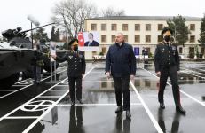 Prezident İlham Əliyev Daxili Qoşunların yeni inşa olunan “N” hərbi hissəsinin açılışında iştirak edib (FOTO/VİDEO) (YENİLƏNİB)