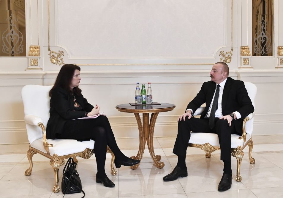 Prezident İlham Əliyev ATƏT-in fəaliyyətdə olan sədrinin başçılıq etdiyi nümayəndə heyətini qəbul edib (FOTO/VİDEO) (YENİLƏNİB)