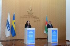 Ceyhun Bayramovla ATƏT sədrinin birgə mətbuat konfransı (FOTO/VİDEO)