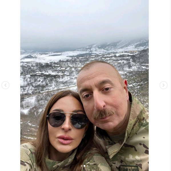Birinci vitse-prezident Mehriban Əliyeva rəsmi "İnstagram" səhifəsində azad olunmuş ərazilərə səfərdən videogörüntülər paylaşıb (FOTO/VİDEO)