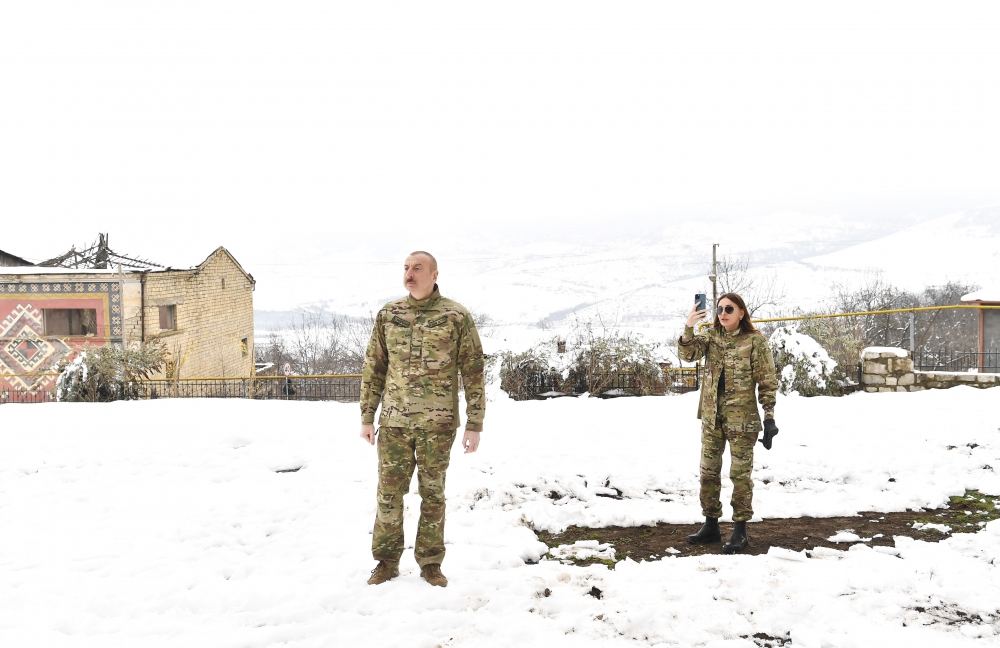 Prezident İlham Əliyev və birinci xanım Mehriban Əliyeva Füzuli və Xocavənd rayonlarında olublar (FOTO/VİDEO) (YENİLƏNİB-2)