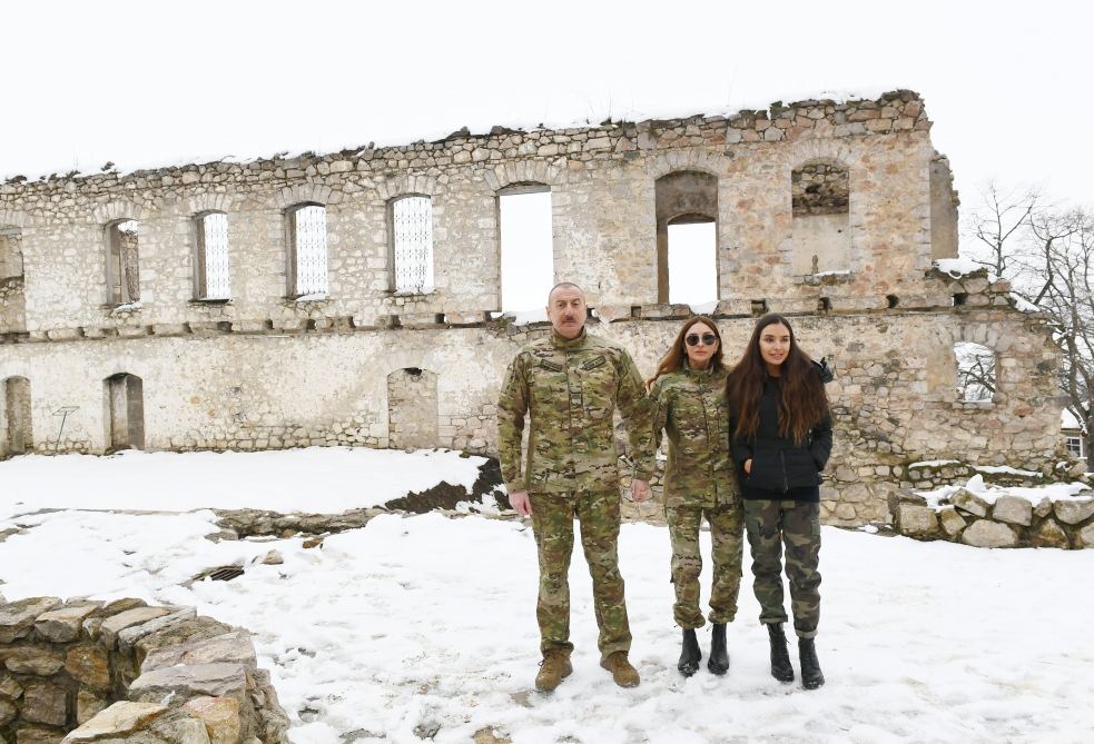 Prezident İlham Əliyev və birinci xanım Mehriban Əliyeva Füzuli və Xocavənd rayonlarında olublar (FOTO/VİDEO) (YENİLƏNİB-2)