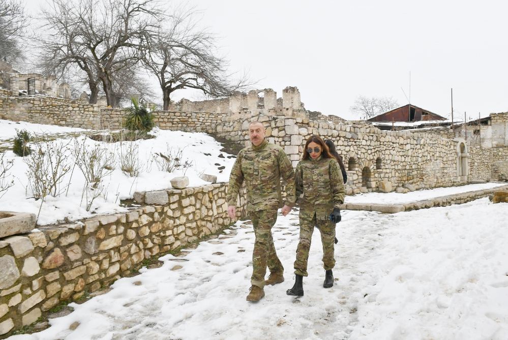 Prezident İlham Əliyev və birinci xanım Mehriban Əliyeva Füzuli və Xocavənd rayonlarında olublar (FOTO/VİDEO) (YENİLƏNİB-2)