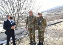 Prezident İlham Əliyev və birinci xanım Mehriban Əliyeva Şuşa şəhərində olublar (FOTO/VİDEO) (YENİLƏNİB)