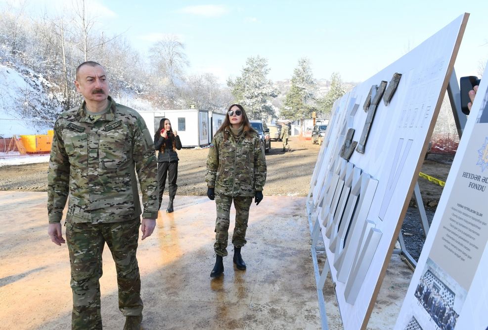 Prezident İlham Əliyev və birinci xanım Mehriban Əliyeva Şuşa şəhərində olublar (FOTO/VİDEO) (YENİLƏNİB)