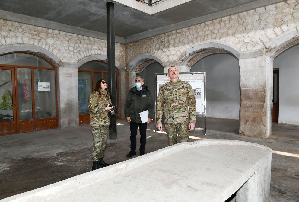 Prezident İlham Əliyev və birinci xanım Mehriban Əliyeva Şuşa şəhərində olublar (FOTO/VİDEO) (YENİLƏNİB)