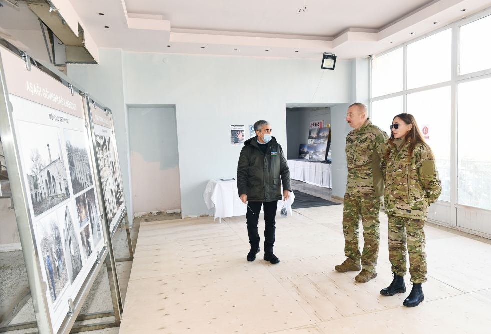 Prezident İlham Əliyev və birinci xanım Mehriban Əliyeva Şuşa şəhərində olublar (FOTO/VİDEO) (YENİLƏNİB)