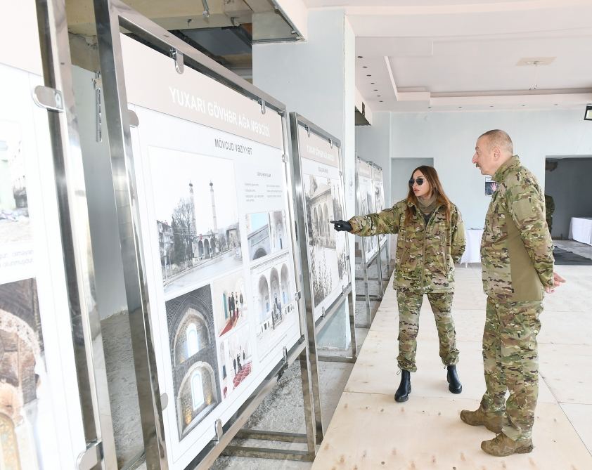 Prezident İlham Əliyev və birinci xanım Mehriban Əliyeva Şuşa şəhərində olublar (FOTO/VİDEO) (YENİLƏNİB)