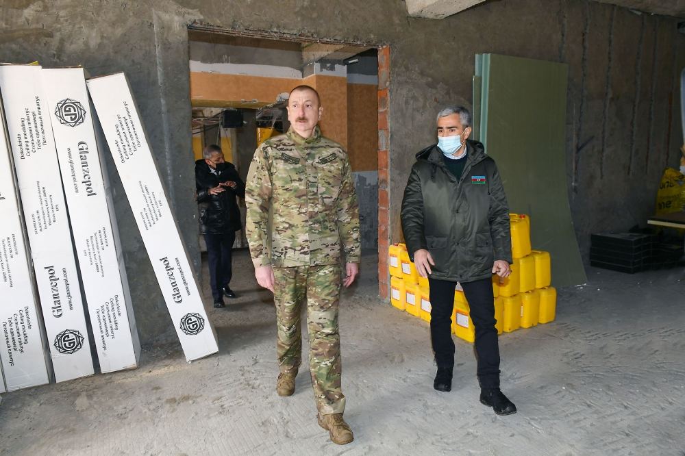 Prezident İlham Əliyev və birinci xanım Mehriban Əliyeva Şuşa şəhərində olublar (FOTO/VİDEO) (YENİLƏNİB)