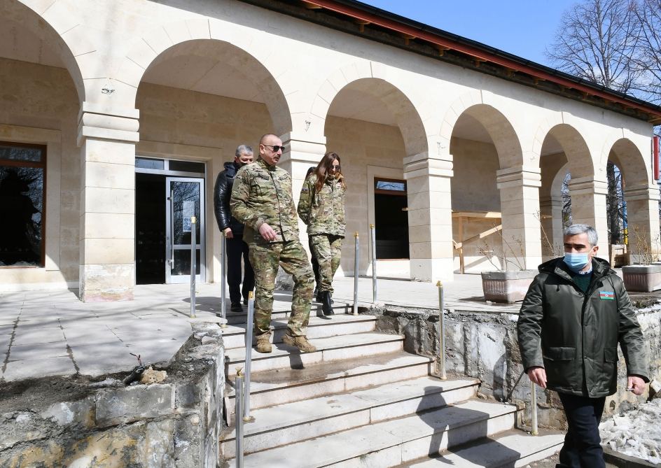 Prezident İlham Əliyev və birinci xanım Mehriban Əliyeva Şuşa şəhərində olublar (FOTO/VİDEO) (YENİLƏNİB)