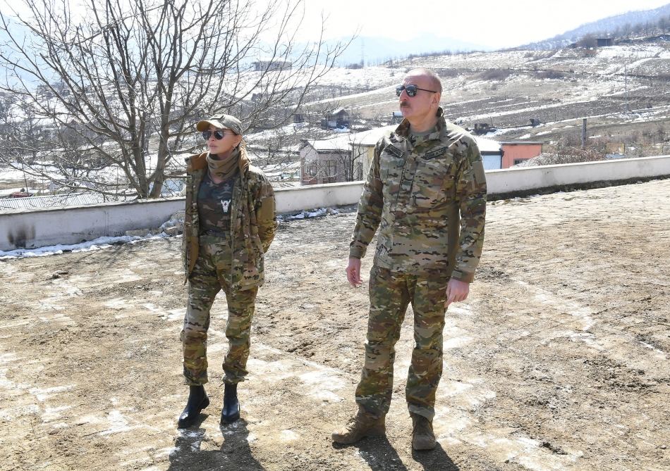 Prezident İlham Əliyev və birinci xanım Mehriban Əliyeva Şuşa şəhərində olublar (FOTO/VİDEO) (YENİLƏNİB)