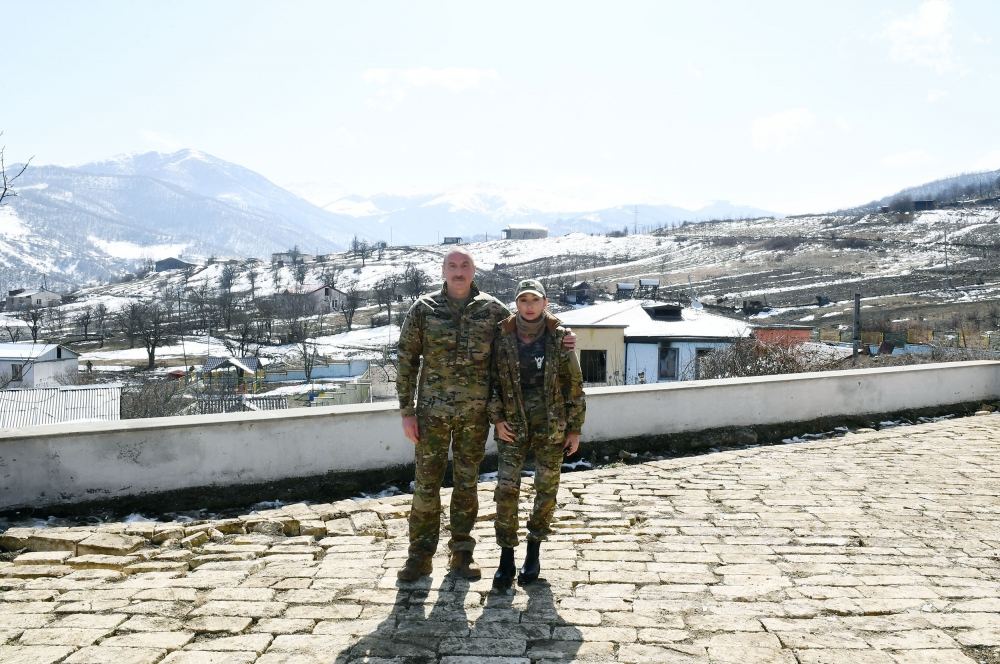 Prezident İlham Əliyev və birinci xanım Mehriban Əliyeva Şuşa şəhərində olublar (FOTO/VİDEO) (YENİLƏNİB)