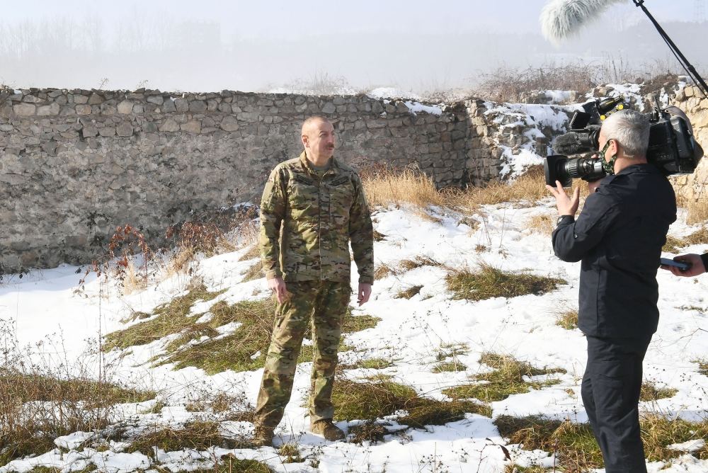 Prezident İlham Əliyev və birinci xanım Mehriban Əliyeva Şuşa şəhərində olublar (FOTO/VİDEO) (YENİLƏNİB)