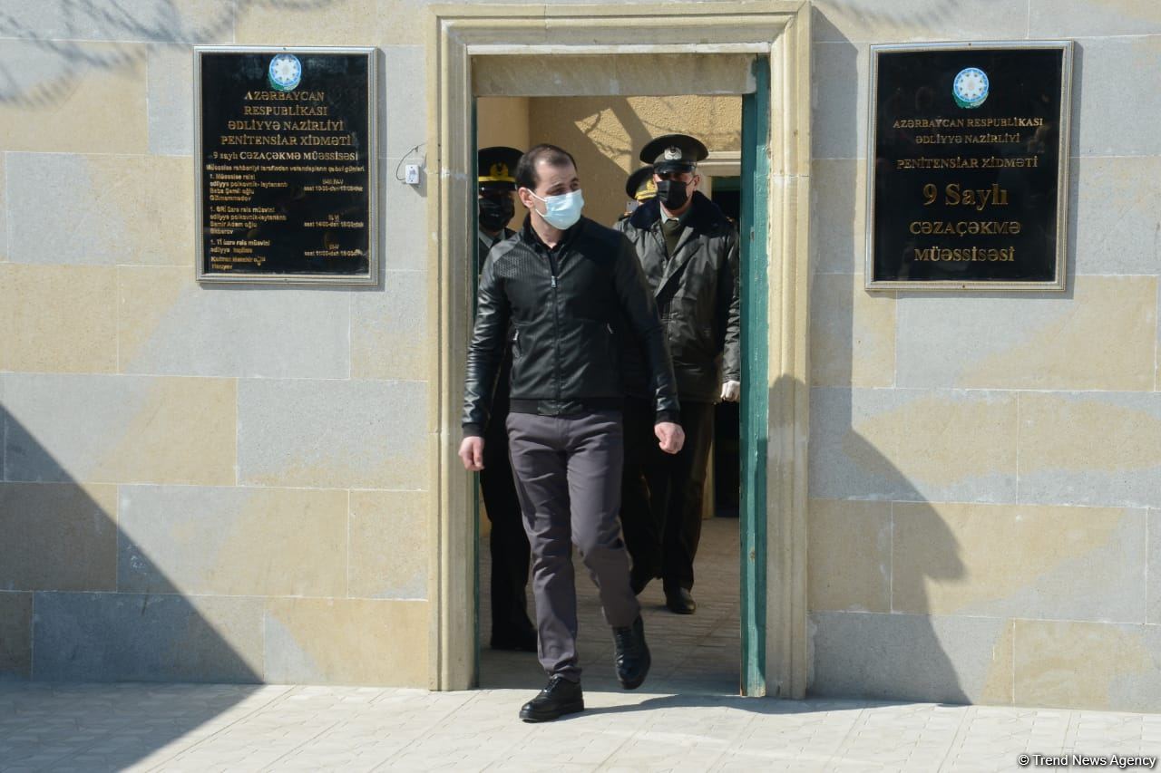 9 saylı cəzaçəkmə müəssisəsində əfv sərəncamı icra olunub (FOTO)
