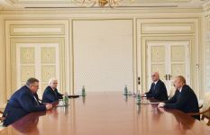 Prezident İlham Əliyev Rusiya Hökuməti sədrinin müavinini qəbul edib (FOTO/VİDEO)