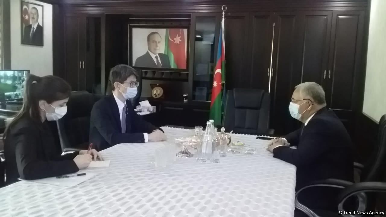 Yaponiya səfiri Ağdamda yeni bağçaçın açılışında iştirak edib - Trend TV