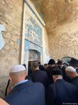 Dini icma rəhbərləri Ağdamda Cümə məscidini ziyarət ediblər (FOTO)