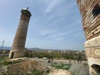 Dini icma rəhbərləri Ağdamda Cümə məscidini ziyarət ediblər (FOTO)