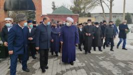 Dini icma rəhbərlərinin Ağdama səfəri başlayıb (FOTO)
