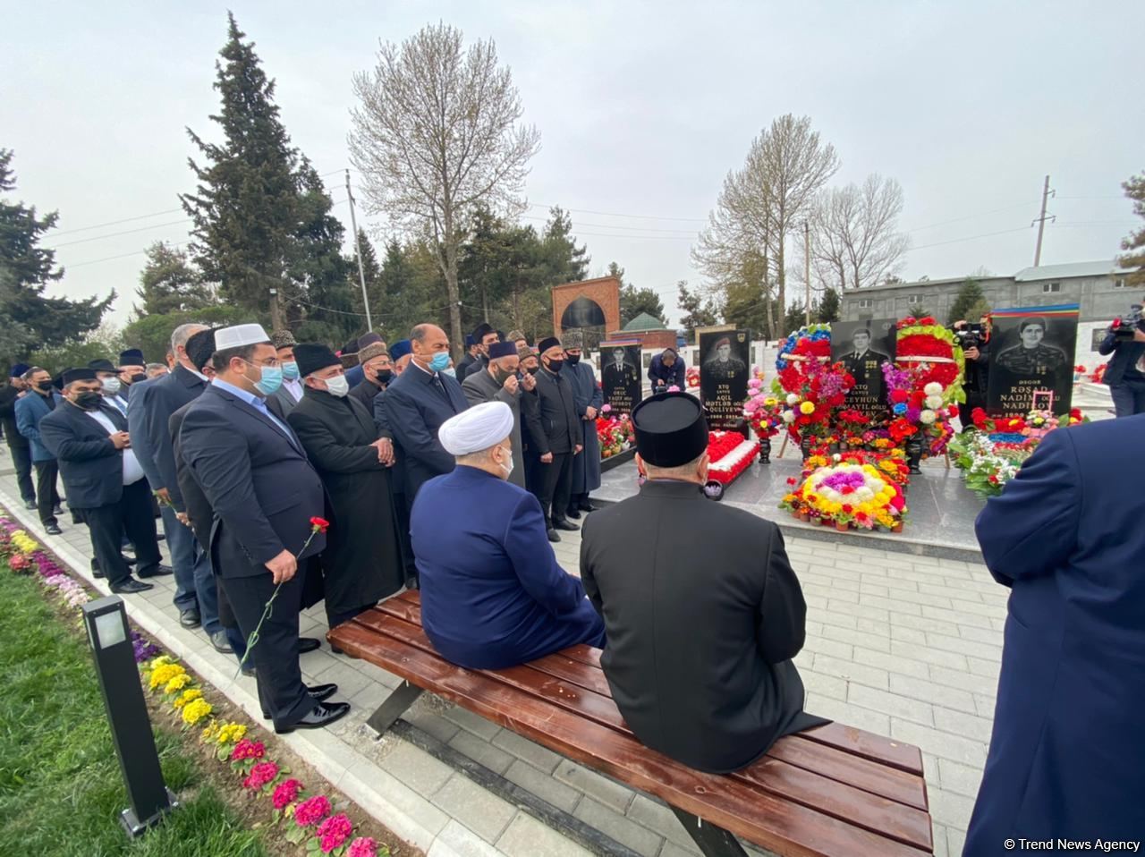 Dini icma rəhbərlərinin Ağdama səfəri başlayıb (FOTO)