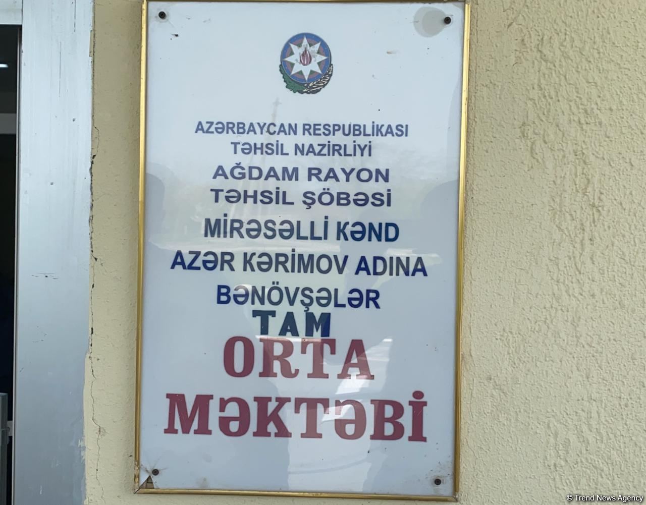 Ağdamda məktəb direktoru koronavirusa yoluxub (FOTO)