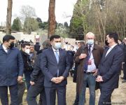 Türk Şurasının nümayəndə heyətinin Gəncəyə səfəri başlayıb (FOTO)
