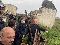 Türk Şurasının nümayəndə heyəti ermənilərin viran qoyduğu Ağdamın "İmarət"ində - Trend TV-nin REPORTAJI