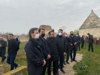 Türk Şurasının nümayəndə heyəti ermənilərin viran qoyduğu Ağdamın "İmarət"ində - Trend TV-nin REPORTAJI