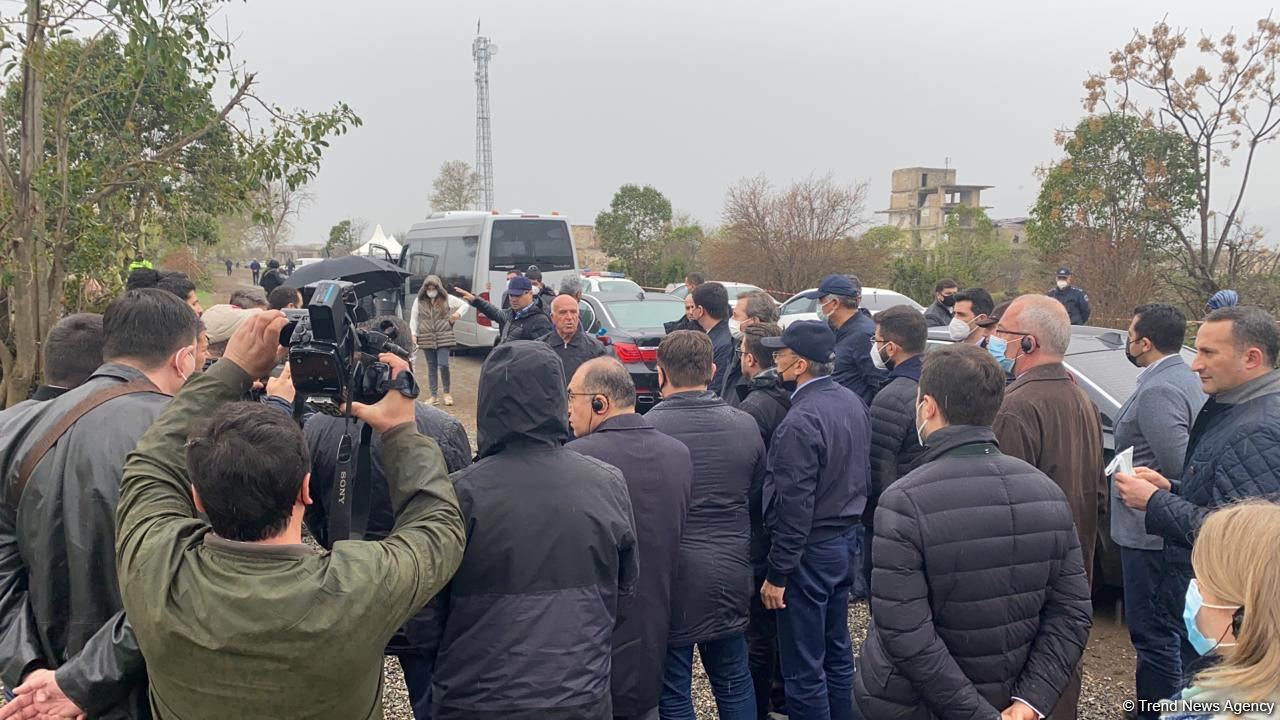 Türk Şurasının nümayəndə heyəti Ağdam şəhər Cümə məscidində olublar - Trend TV-nin REPORTAJI