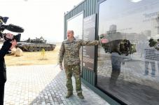 Prezident İlham Əliyev Bakıda Hərbi Qənimətlər Parkının açılışında iştirak edib (YENİLƏNİB - 2) (FOTO/VİDEO)
