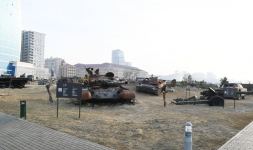 Prezident İlham Əliyev Bakıda Hərbi Qənimətlər Parkının açılışında iştirak edib (YENİLƏNİB - 2) (FOTO/VİDEO)