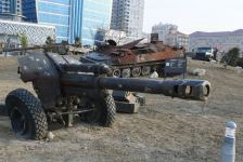 Prezident İlham Əliyev Bakıda Hərbi Qənimətlər Parkının açılışında iştirak edib (YENİLƏNİB - 2) (FOTO/VİDEO)