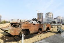 Prezident İlham Əliyev Bakıda Hərbi Qənimətlər Parkının açılışında iştirak edib (YENİLƏNİB - 2) (FOTO/VİDEO)