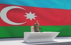 Prezident İlham Əliyev Bakıda Hərbi Qənimətlər Parkının açılışında iştirak edib (YENİLƏNİB - 2) (FOTO/VİDEO)