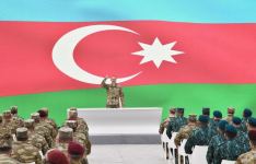 Prezident İlham Əliyev Bakıda Hərbi Qənimətlər Parkının açılışında iştirak edib (YENİLƏNİB - 2) (FOTO/VİDEO)