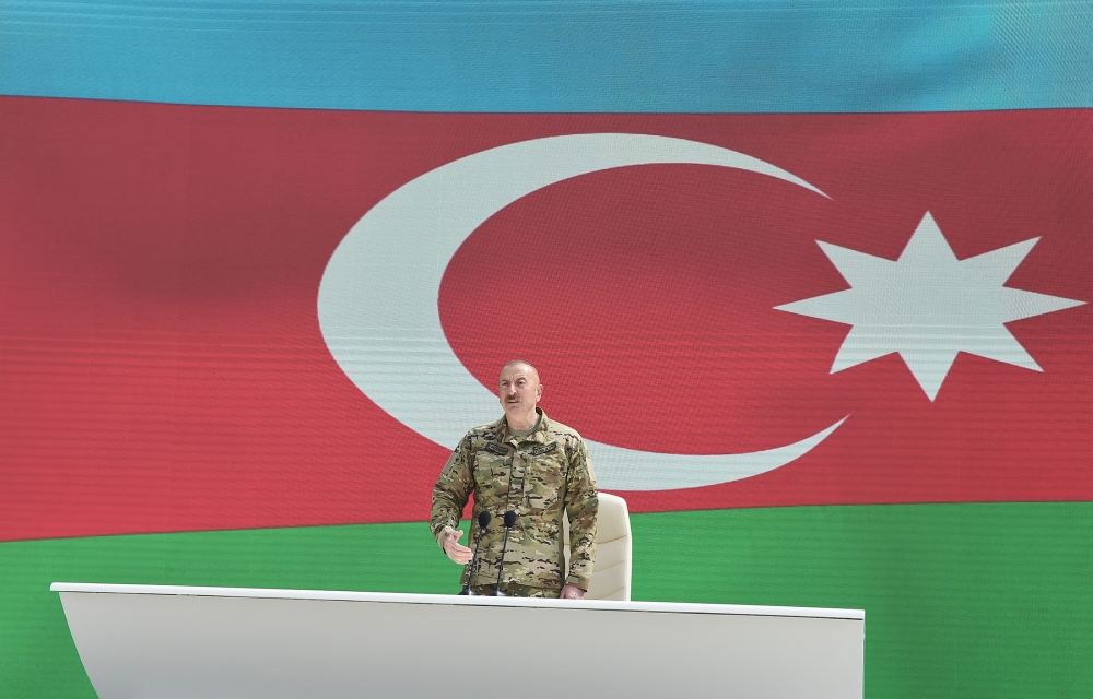Prezident İlham Əliyev Bakıda Hərbi Qənimətlər Parkının açılışında iştirak edib (YENİLƏNİB - 2) (FOTO/VİDEO)