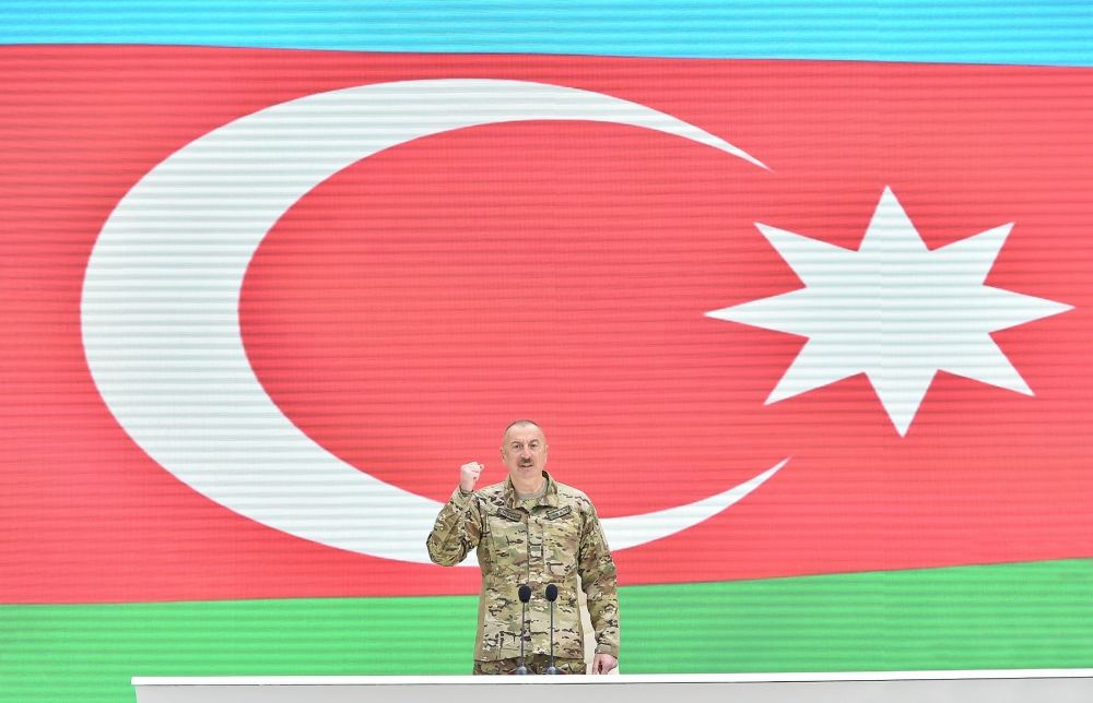 Prezident İlham Əliyev Bakıda Hərbi Qənimətlər Parkının açılışında iştirak edib (YENİLƏNİB - 2) (FOTO/VİDEO)