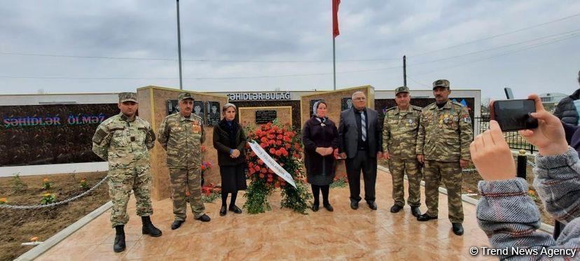 Vətən müharibəsi şəhidinin adı əbədiləşdirilib (FOTO)